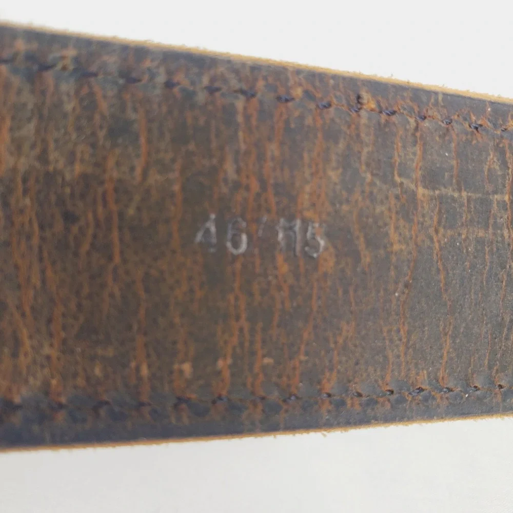 Versacarry Rancher Carry Belt Sz 46 Brown 2 Ply Buffalo Leather Heavy Duty Work